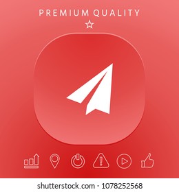 Paper airplane icon