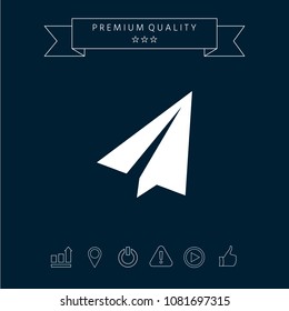 Paper airplane icon