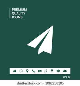 Paper airplane icon