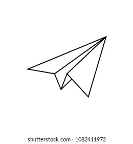 Paper airplane icon