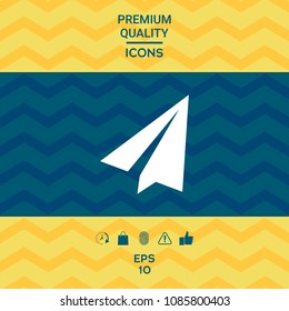 Paper airplane icon