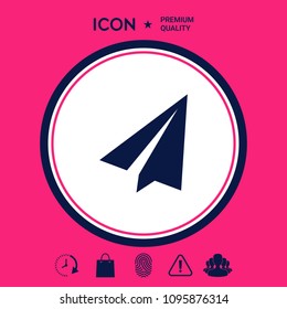 Paper airplane icon