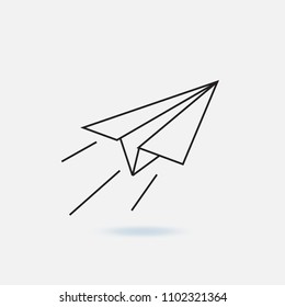 Paper Airplane Icon