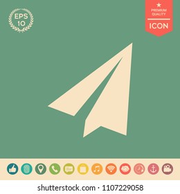 Paper airplane icon