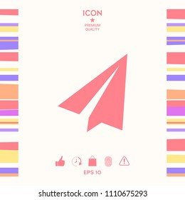 Paper airplane icon