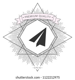 Paper airplane icon
