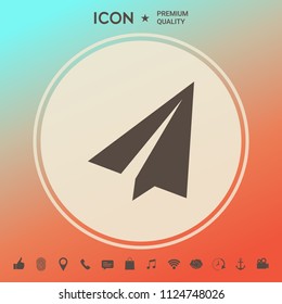 Paper airplane icon
