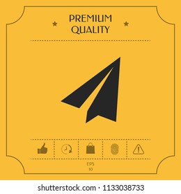 Paper airplane icon