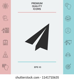 Paper airplane icon