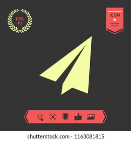 Paper airplane icon