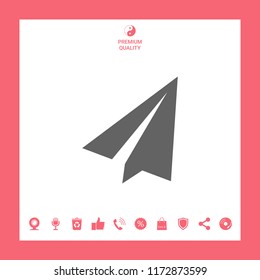 Paper airplane icon