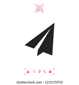 Paper airplane icon