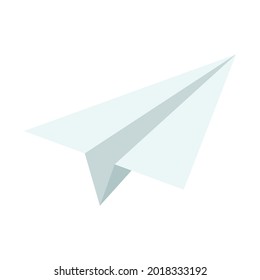 Paper airplane. Paper airplane icon.