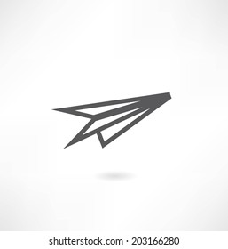 paper airplane icon