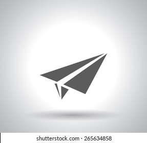 Paper airplane icon