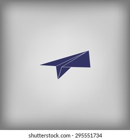 Paper airplane icon 