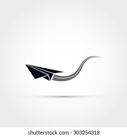 Paper airplane icon
