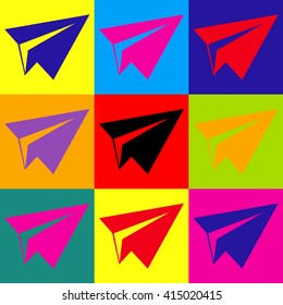 Paper airplane icon