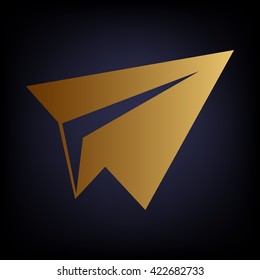 Paper airplane icon