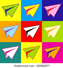 Paper airplane icon