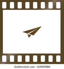 Paper airplane icon