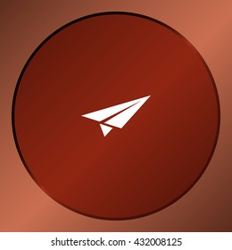 Paper airplane icon