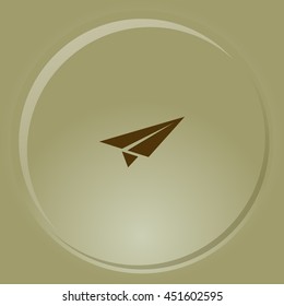 Paper airplane icon
