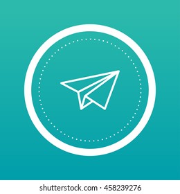 Paper airplane icon