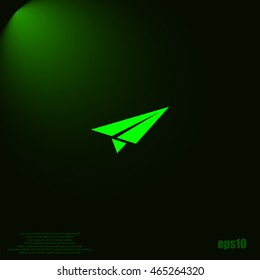 Paper airplane icon