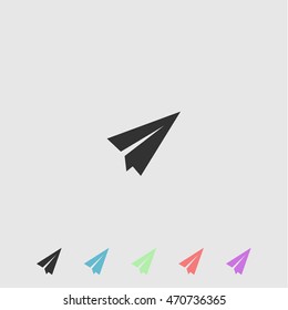 paper airplane icon