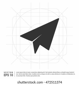 Paper airplane icon