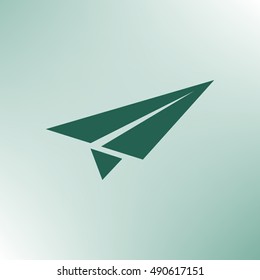 Paper airplane icon