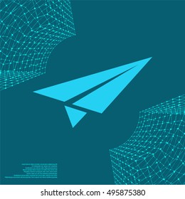 Paper airplane icon