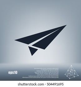 Paper airplane icon