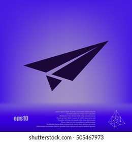 Paper airplane icon