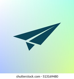 Paper airplane icon