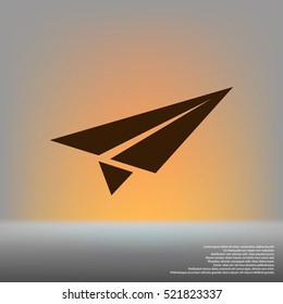 Paper airplane icon