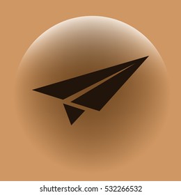 Paper airplane icon