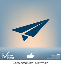 Paper airplane icon