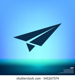 Paper airplane icon