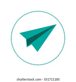 Paper airplane icon.