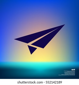 Paper airplane icon
