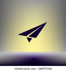 Paper airplane icon