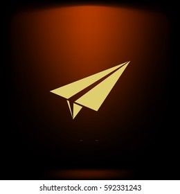 Paper airplane icon