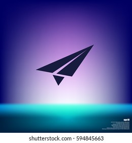 Paper airplane icon