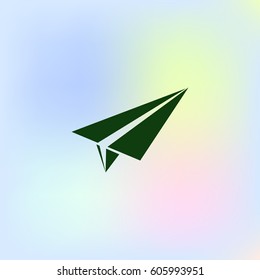 Paper airplane icon