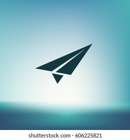 Paper airplane icon
