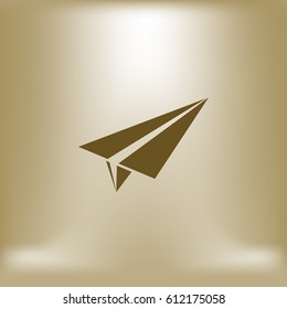 Paper airplane icon