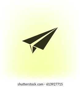 Paper airplane icon
