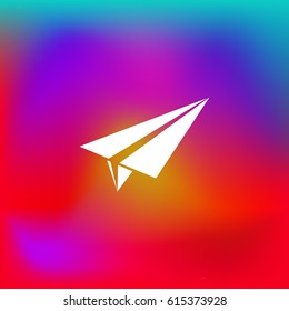 Paper airplane icon